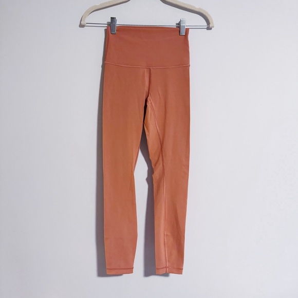 lululemon athletica Pants - Lululemon - Orange High-Waisted Leggings